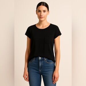 Joie Black Short Sleeve Blouse Women’s Size S